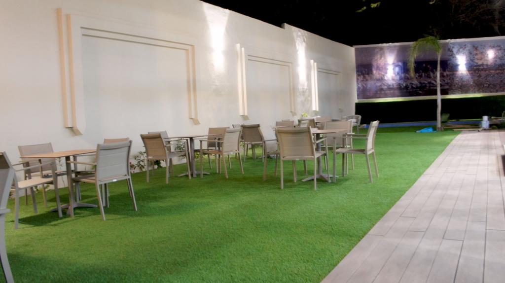 Detalle fachada con balcones