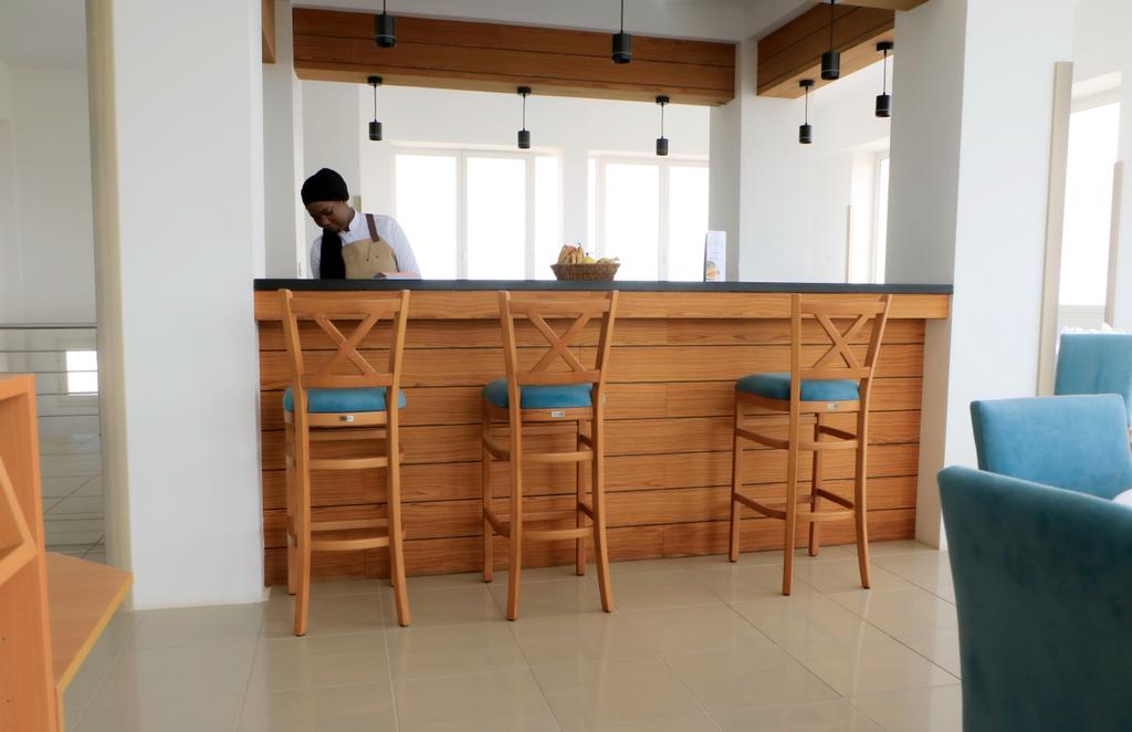 Detalle pasillo habitaciones Hotel Delphin